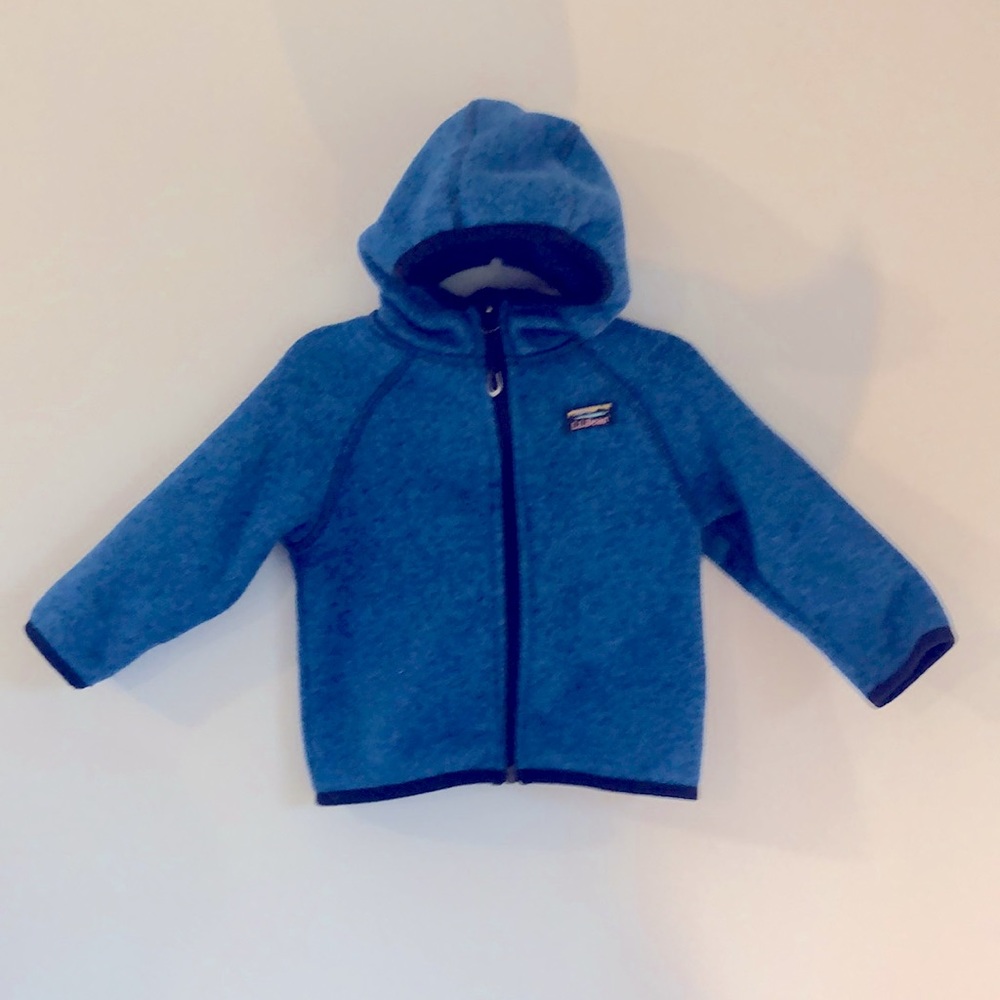 L L Bean zip sweater